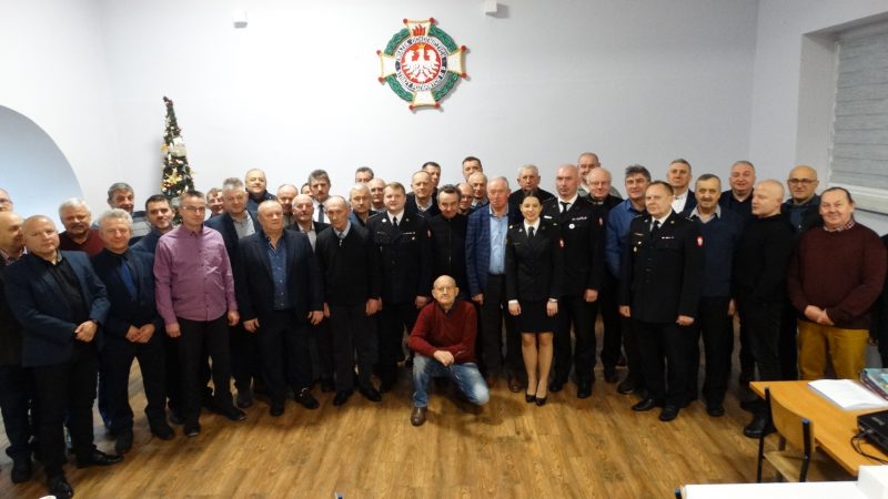 WYBORY I SPOTKANIE OPŁATKOWE MYSZKOWSKICH EMERYTÓW PSP.                    