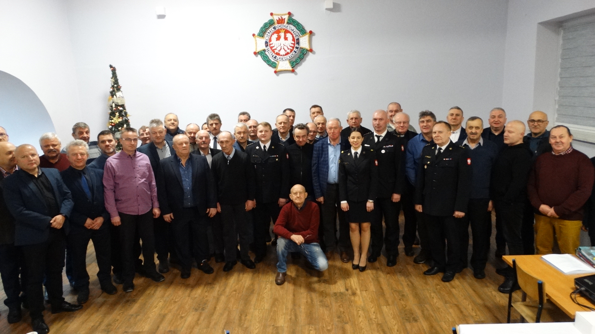 Wybory i Spotkanie Opłatkowe  Myszkowskich Emerytów PSP.                    