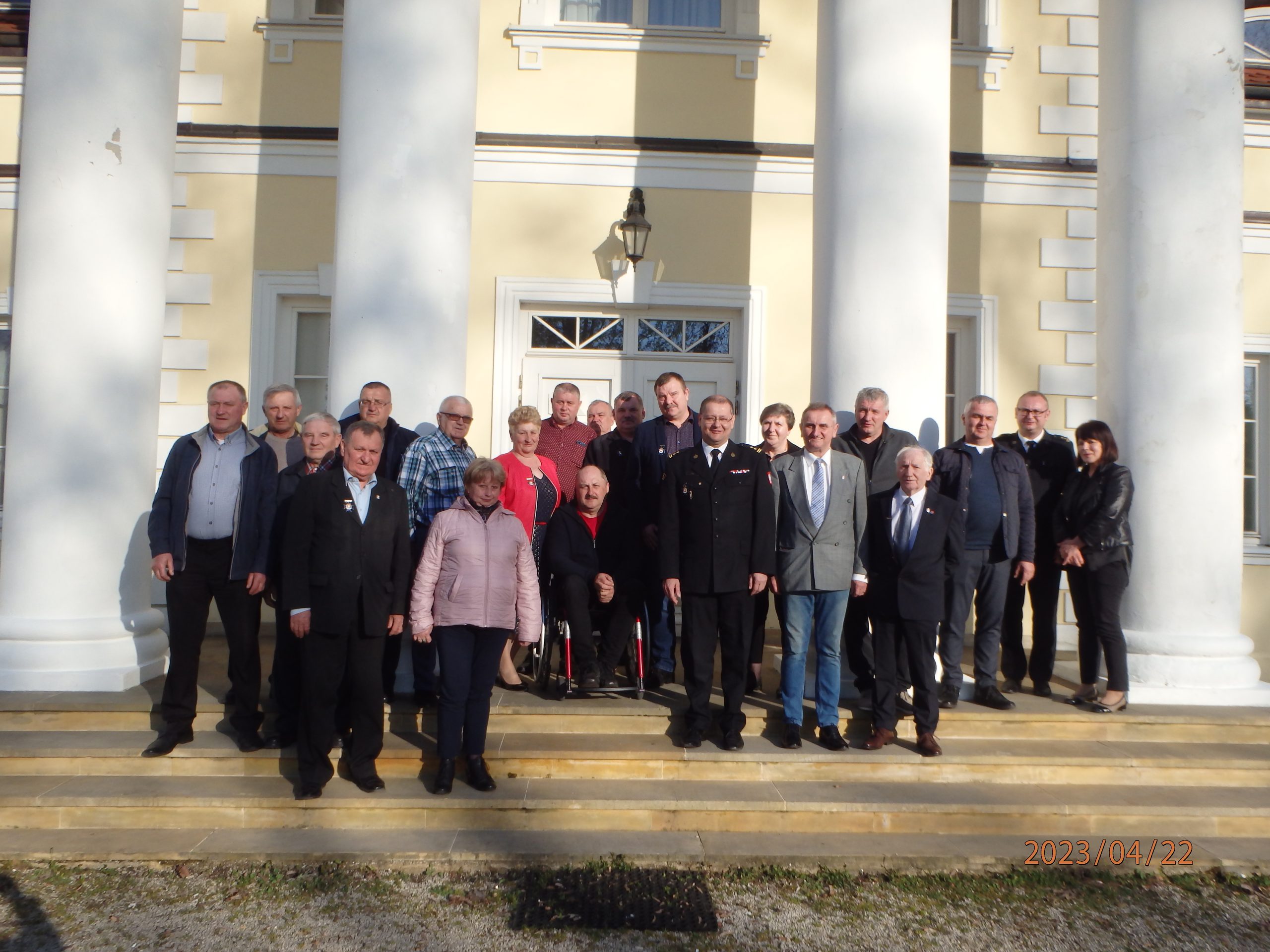 Uroczyste spotkanie Koła nr 19 Związku Emerytów i Rencistów Pożarnictwa RP w Koniecpolu w dniu 22 kwietnia 2023 r.
