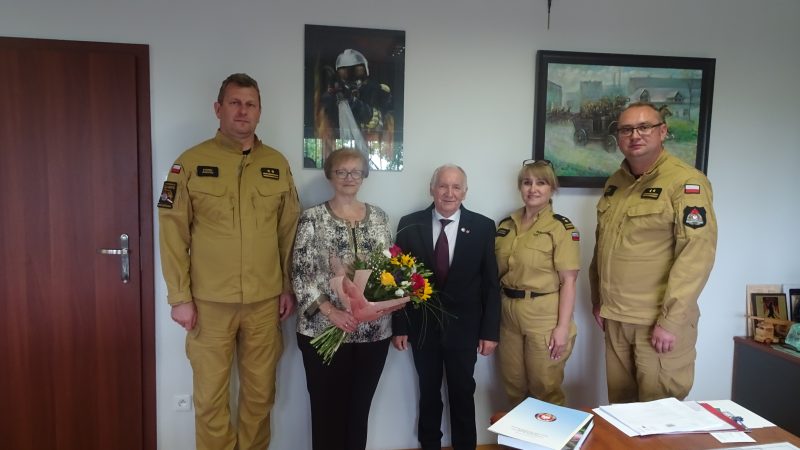 Jubileusz 75-lecia życia emeryta PSP.