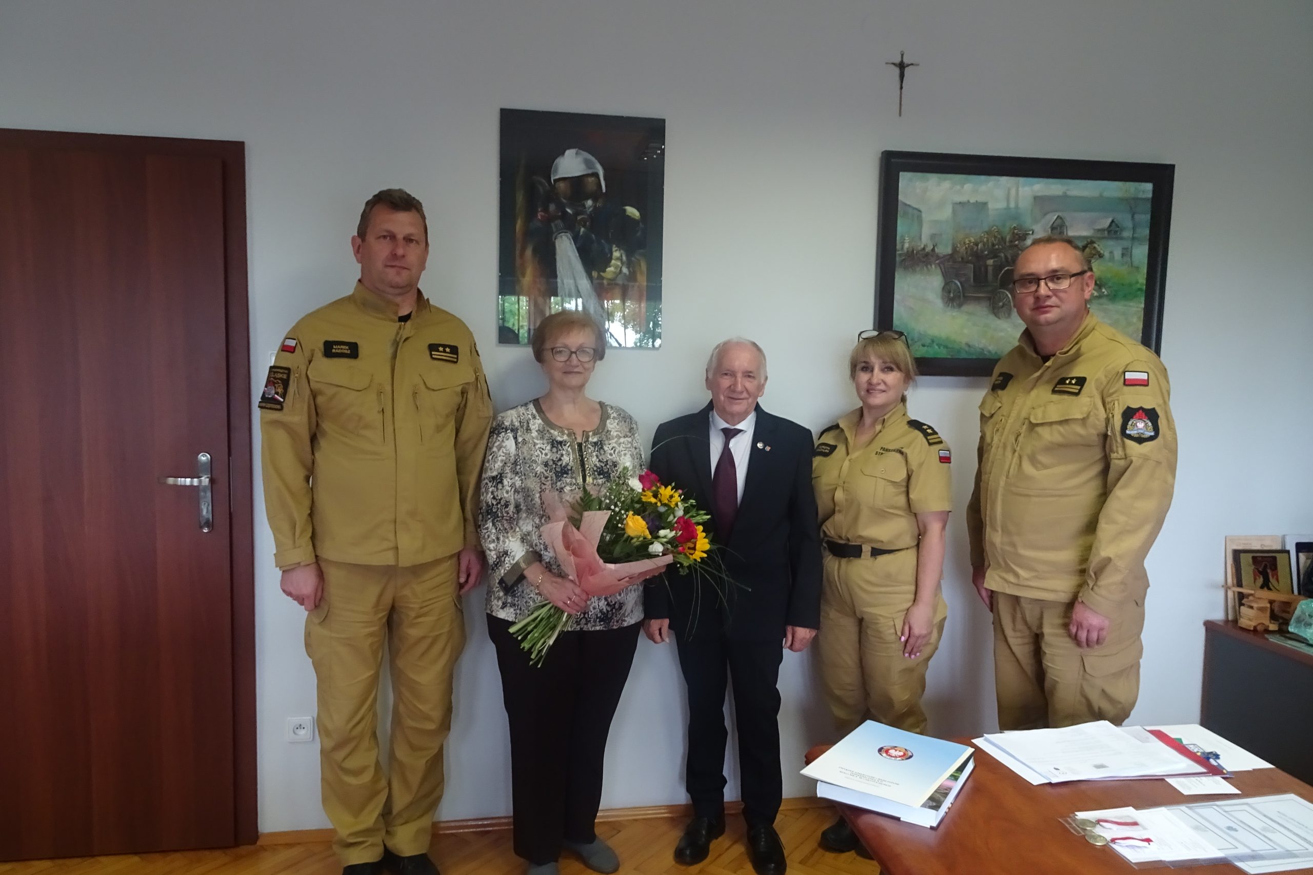 Jubileusz 75-lecia życia emeryta PSP.