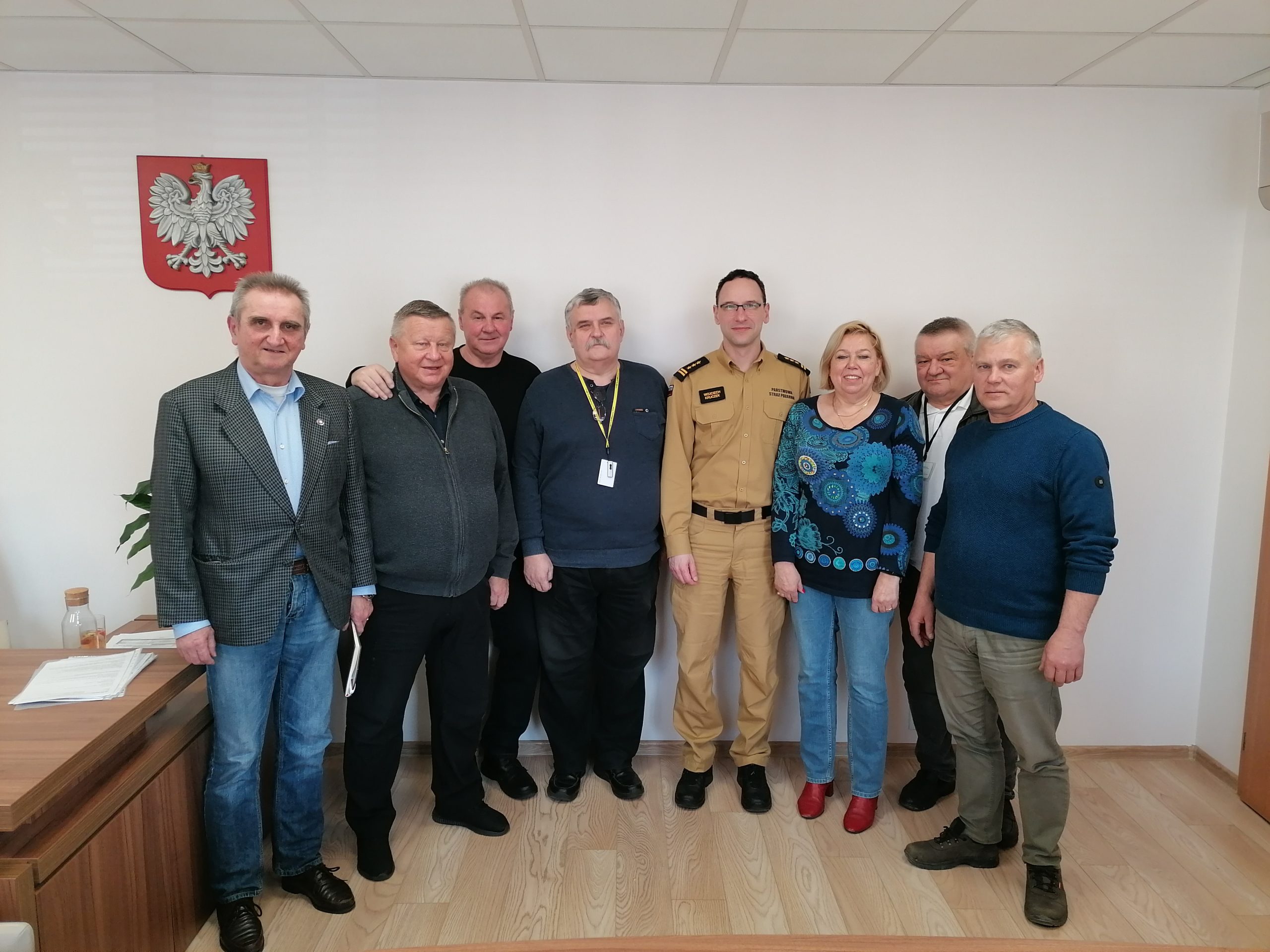 SPOTKANIE Z ŚLĄSKIM  KOMENDANTEM WOJEWÓDZKIM PSP.