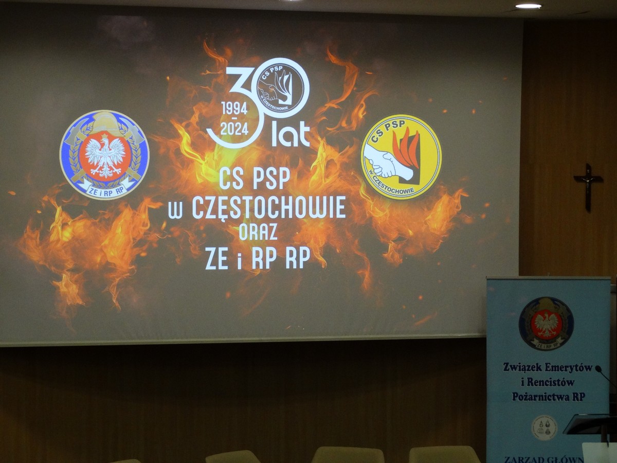 XXX LAT -ZWIĄZKU EMERYTÓW i RENCISTÓW POŻARNICTWA RZECZYPOSPOLITEJ POLSKIEJ.