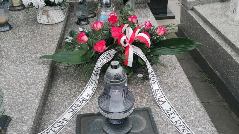 Uczczenie pamięci ,, śp.’’ Jana Wyleciała.