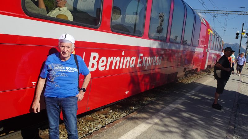 „Czerwony pociąg – Szwajcaria – Włochy”