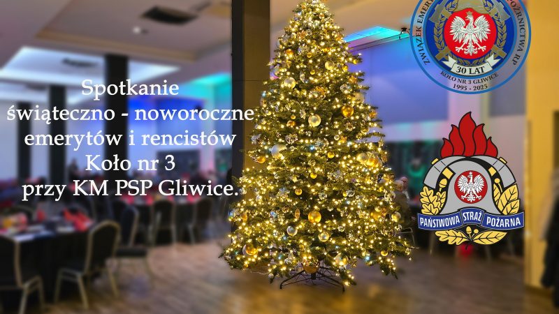 Spotkanie świąteczno-noworoczne Emerytów Koła nr 3 w Gliwicach.